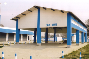Open Market Shed,Samsi Krishak Bazar